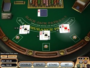 american blackjack screenshot