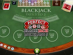 perfect blackjack screenshot